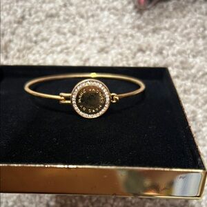 Marc Jacobs Gold Bracelet with Crystal Detail